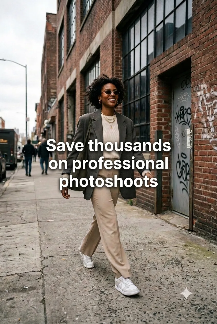 Save thousands on professional photoshoots